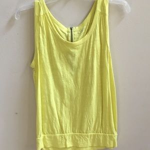 yellow tank